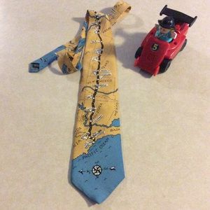 Route 66 Vintage Noël Strand Tie Made In USA